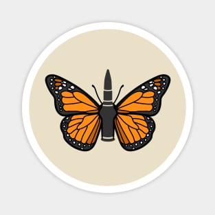 Bullet with Butterfly Wings Magnet